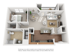 1 Bedroom / 1 Bath